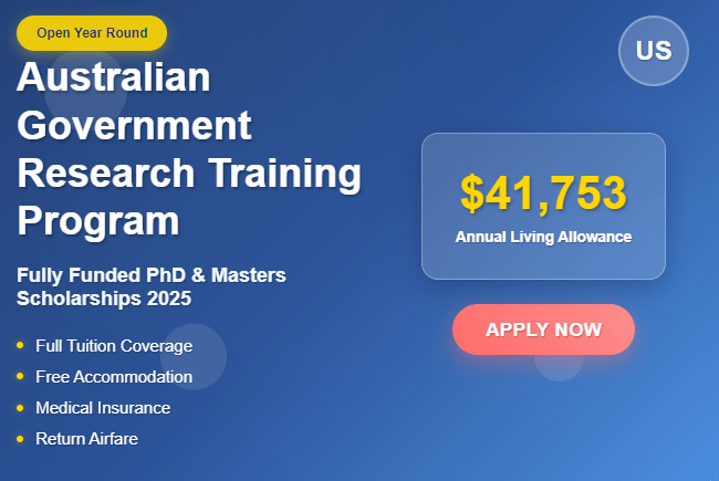 Australian Government Research Training Program 2025