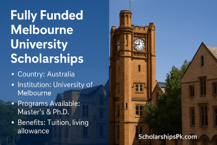 Fully Funded Melbourne University Scholarships