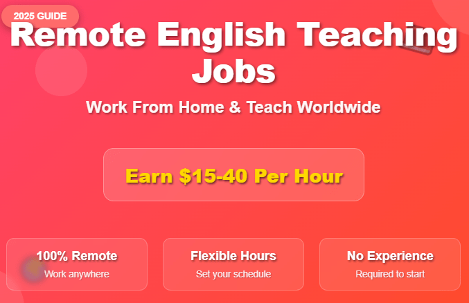 Remote English Teaching Jobs: High-Paying Online Teaching Careers