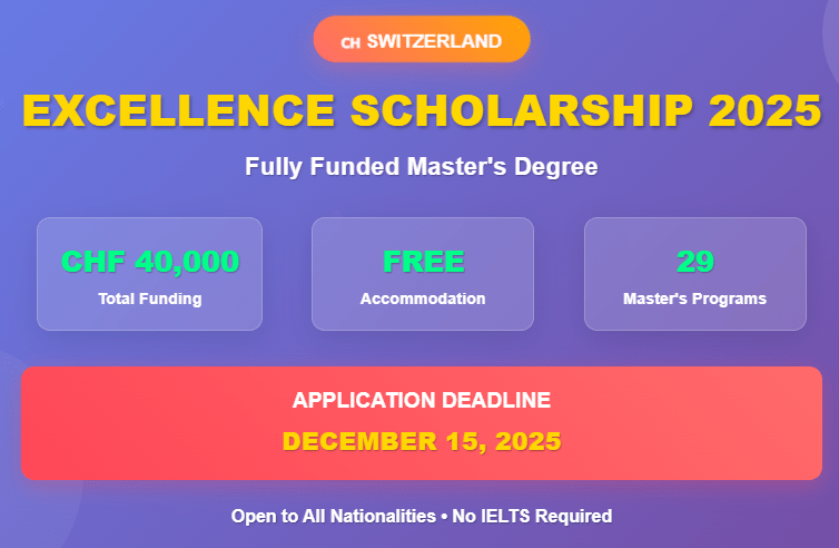 EPFL Excellence Scholarship: Switzerland’s Premier Graduate Fellowship
