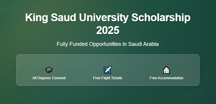 King Saud University Scholarship 2025: Fully Funded Opportunities in Saudi Arabia