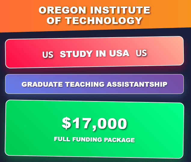 Oregon Institute of Technology Graduate Teaching Assistantship 2025 – USA