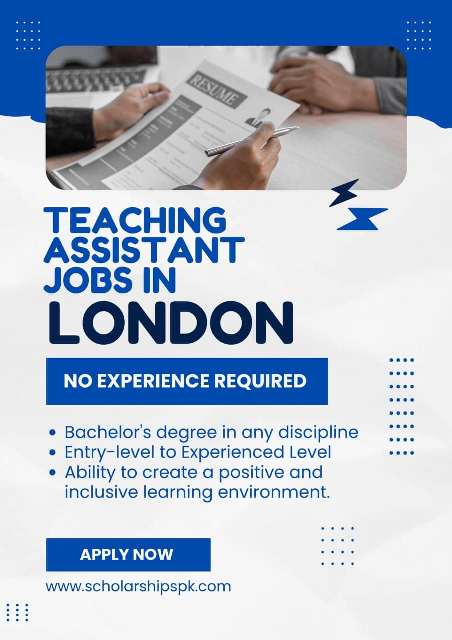 Teaching Assistant Jobs in London: No Experience Required